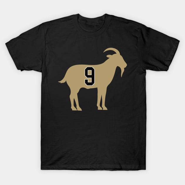 Drew Brees - Goat #9 T-Shirt by TextTees